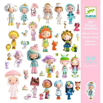 Djeco taktilni stickeri The little world of Tinyly
