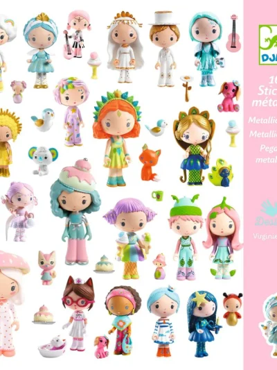 Djeco taktilni stickeri The little world of Tinyly