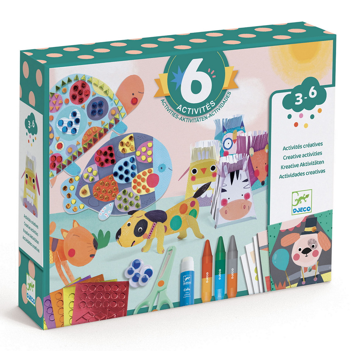 Djeco Kreativni set za najmlađe - Životinje 3+ godine