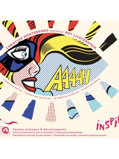 Djeco Edukativna bojanka i strugalica Poznati slikari Roy Lichtenstein Pop Art
