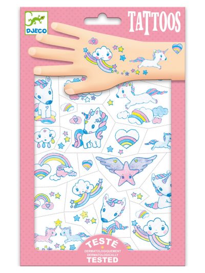 Djeco Dječije tetovaže Unicorns 3+ godine
