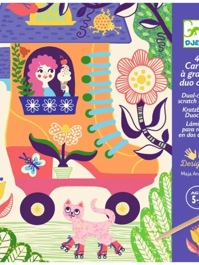 Djeco Bojanka sa strugalicom Wacky houses