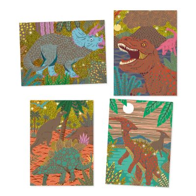 Djeco Bojanka sa strugalicom Dinosauri