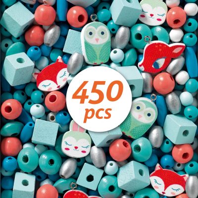 Djeco Drveni set izrada nakita Male životinje 4+ godine