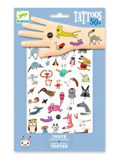 Djeco dječije tetovaže Little critters