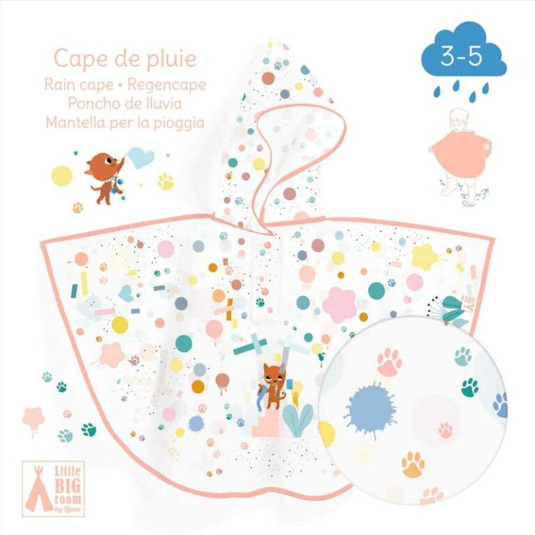 Djeco kišna kabanica Cat rain cape (S) - Image 3