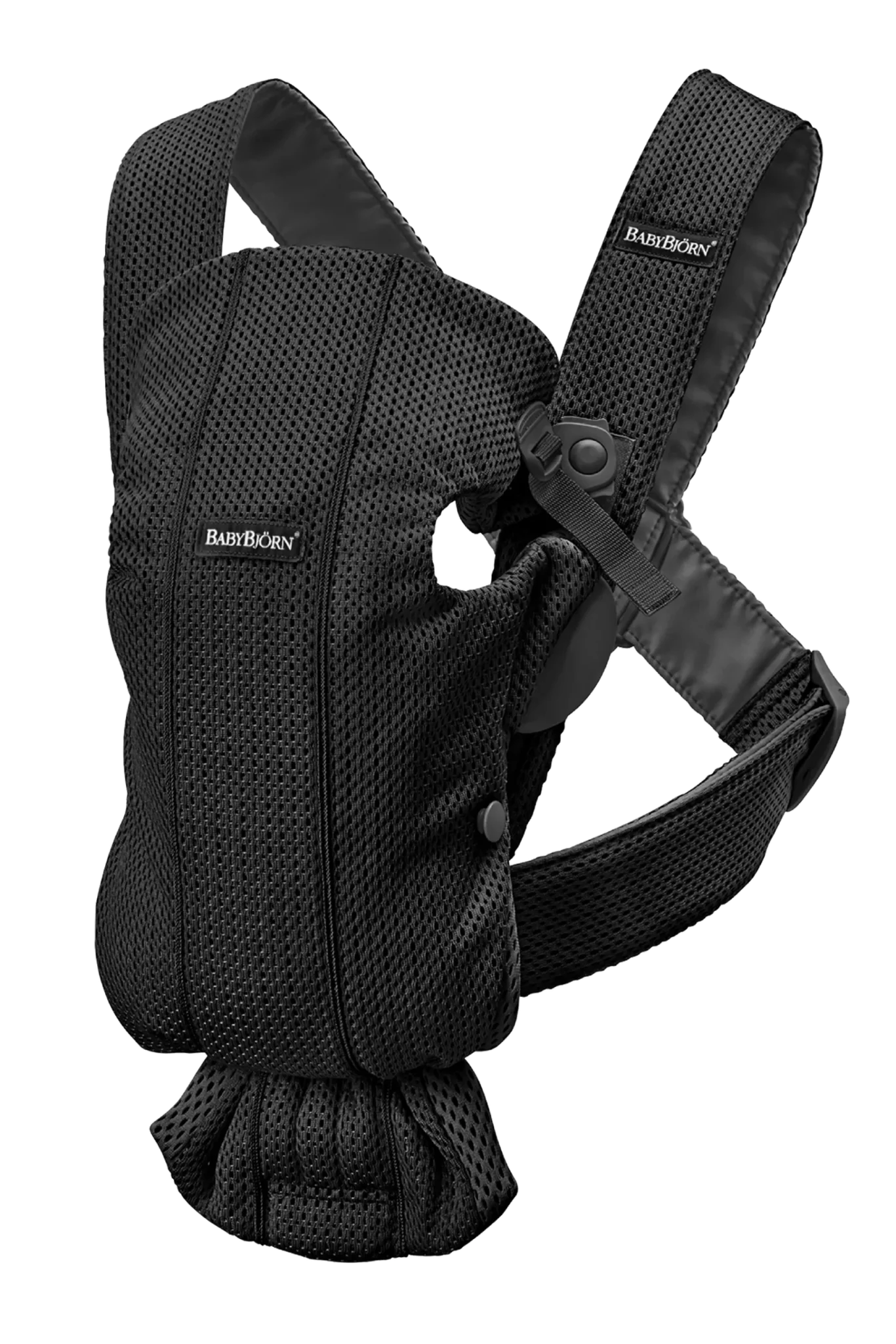 BabyBjörn Nosiljka za bebe Mini Black, 3D Mesh