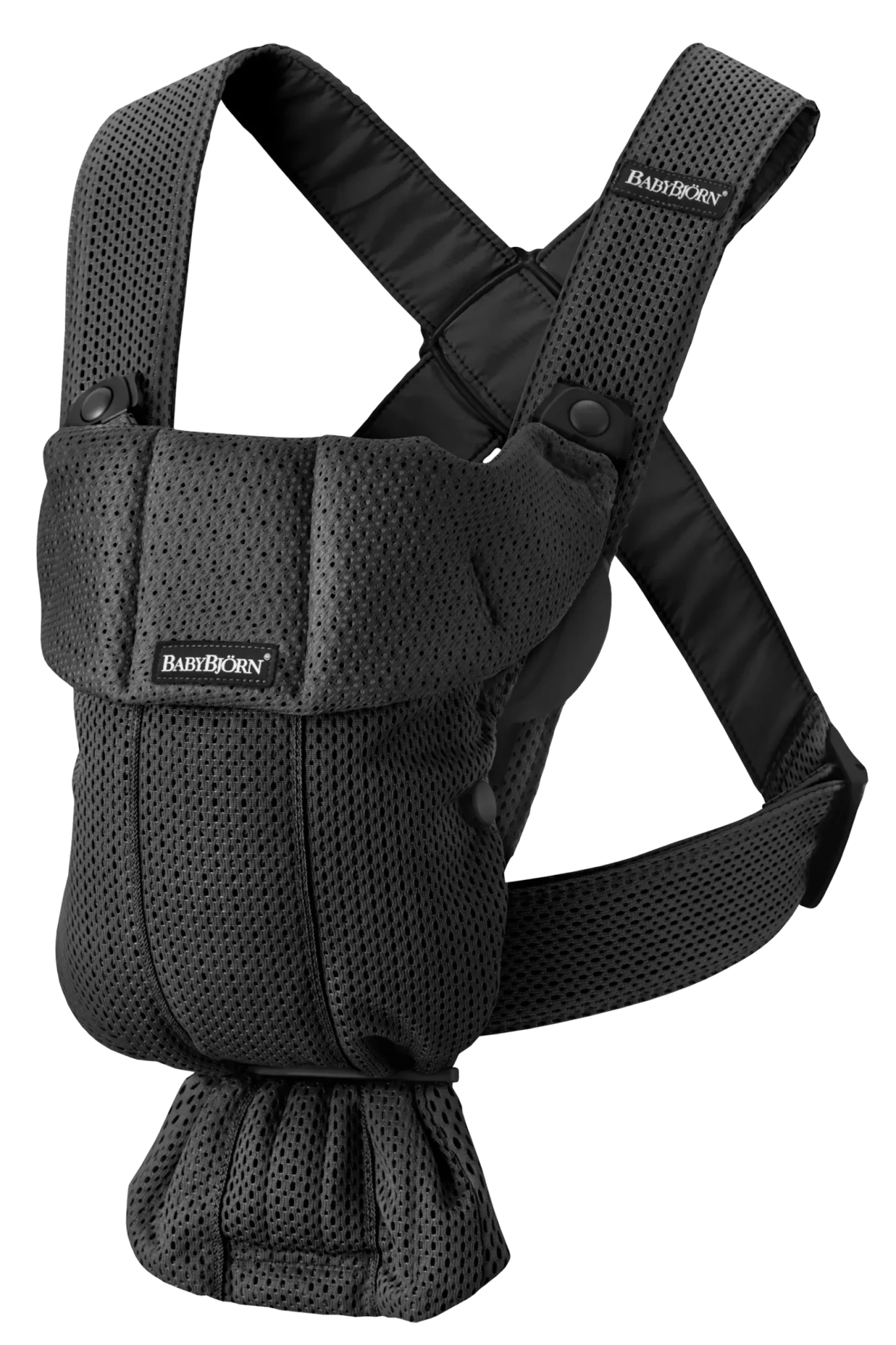 BabyBjörn Nosiljka za bebe Mini Black, 3D Mesh - Image 11