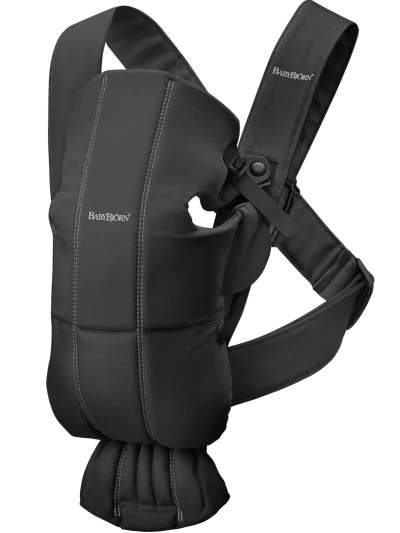 BabyBjörn Nosiljka za bebe Mini Black, Woven
