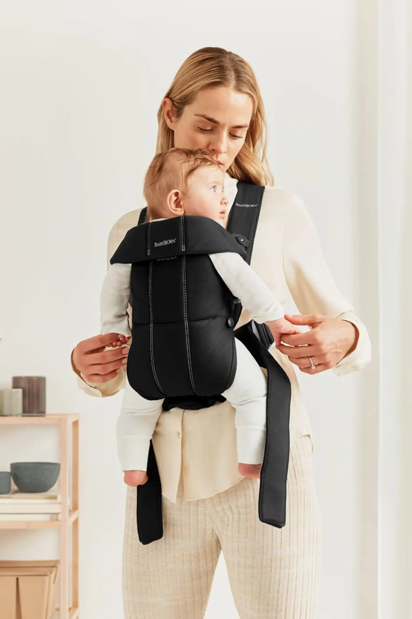 BabyBjörn Nosiljka za bebe Mini Black, Woven - Image 9