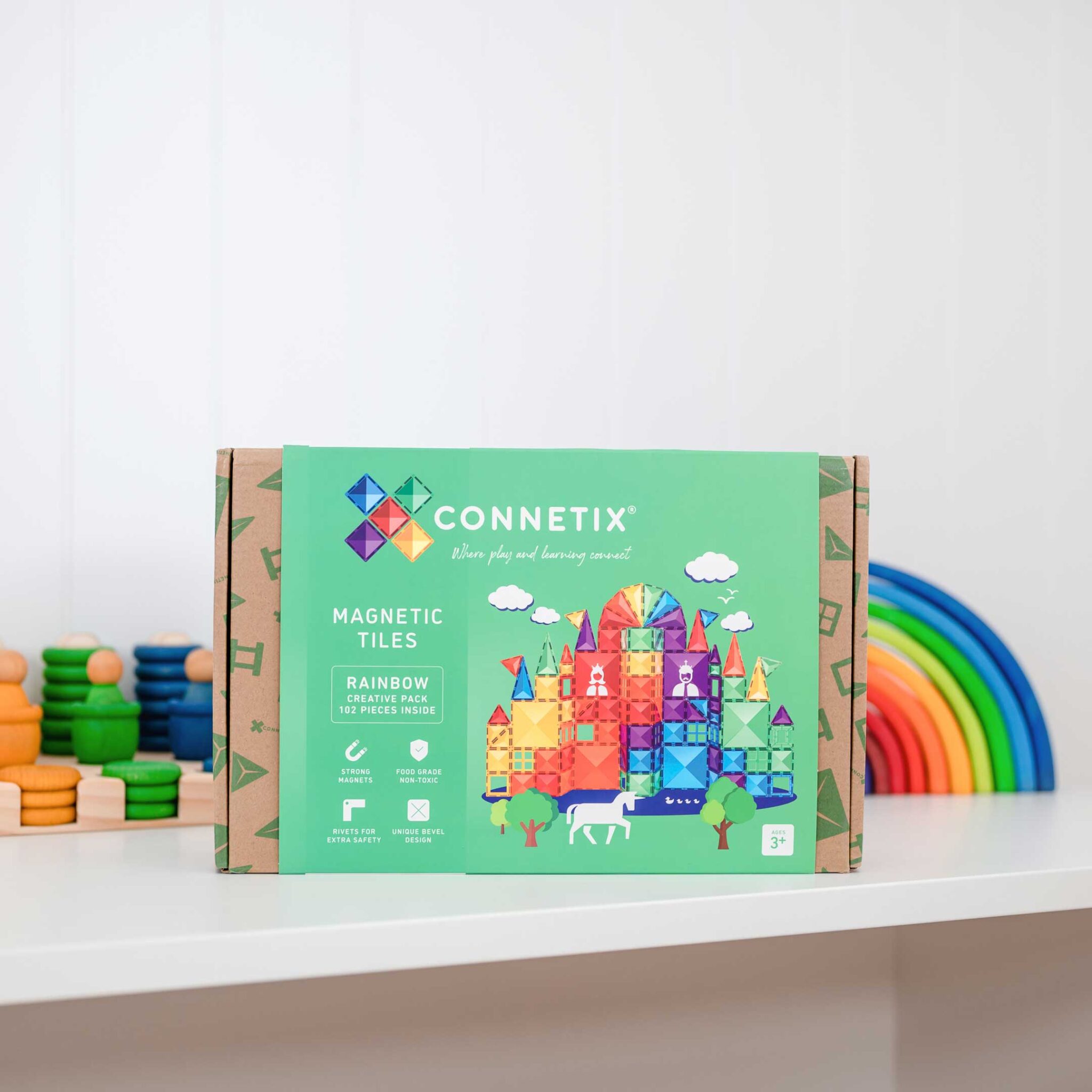 Connetix Tiles Rainbow Creative set (102 kom) - Image 4
