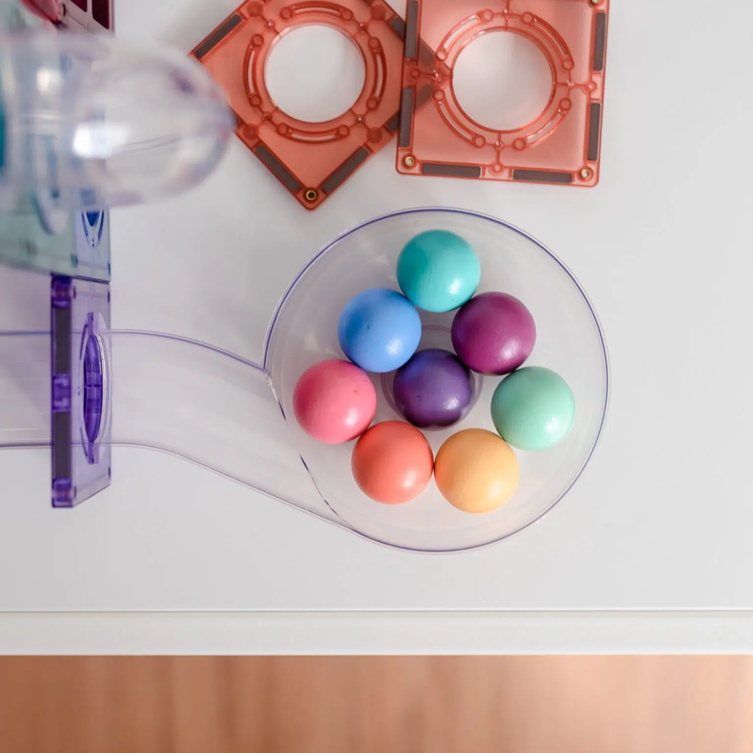Connetix Tiles Pastel Ball Run set (106 kom) - Image 11