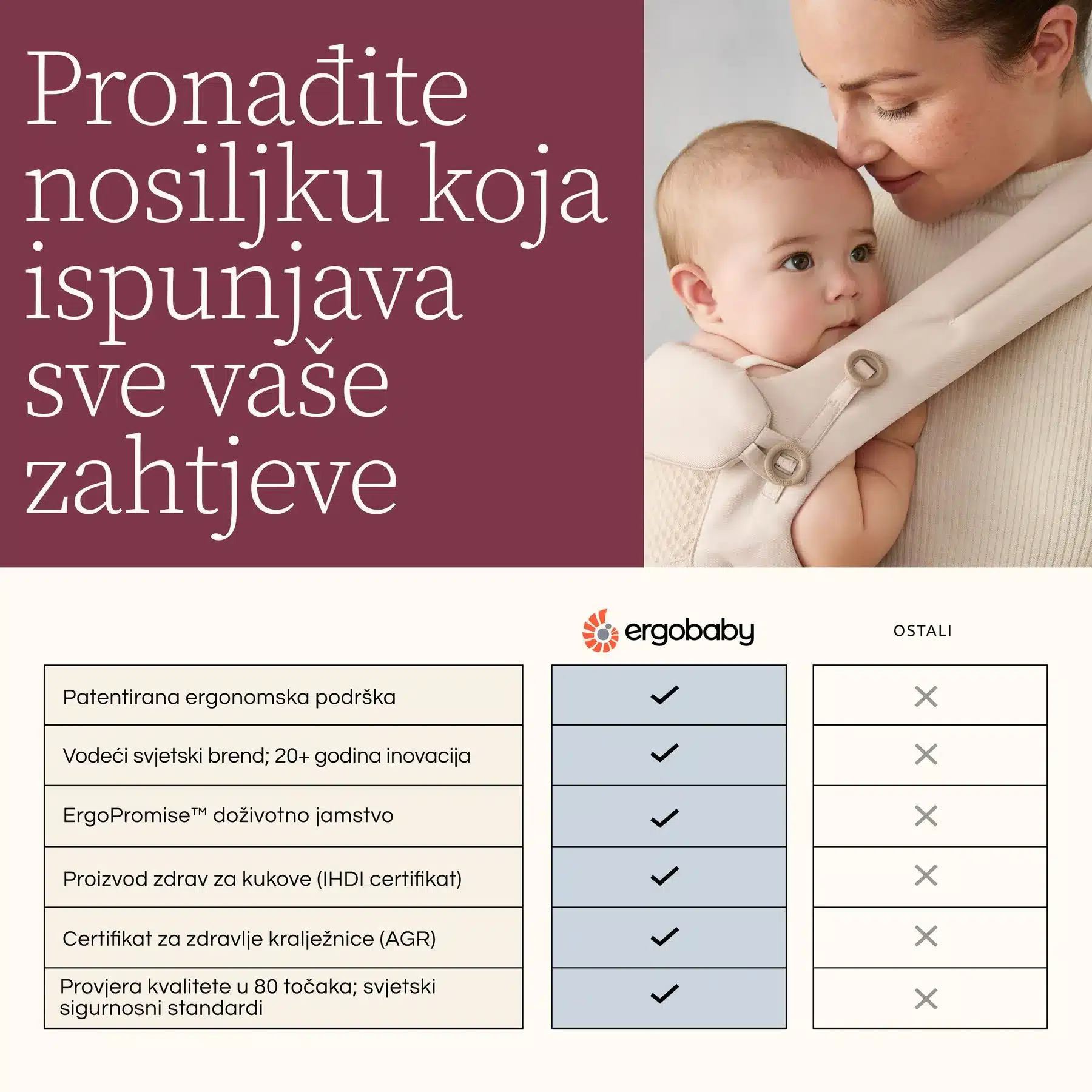Ergobaby Omni Deluxe Mesh nosiljka Graphite Grey - Image 2