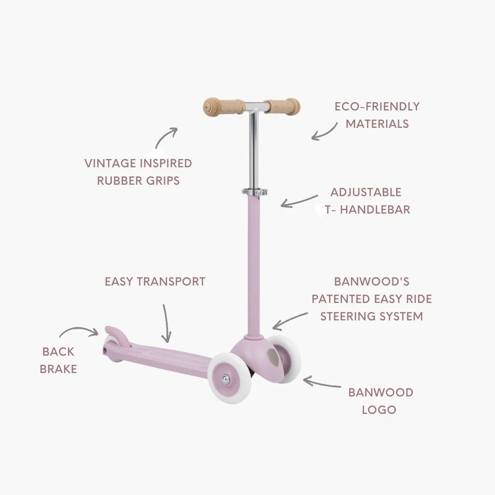Banwood ECO Romobil Trotinet Lavender - Image 5