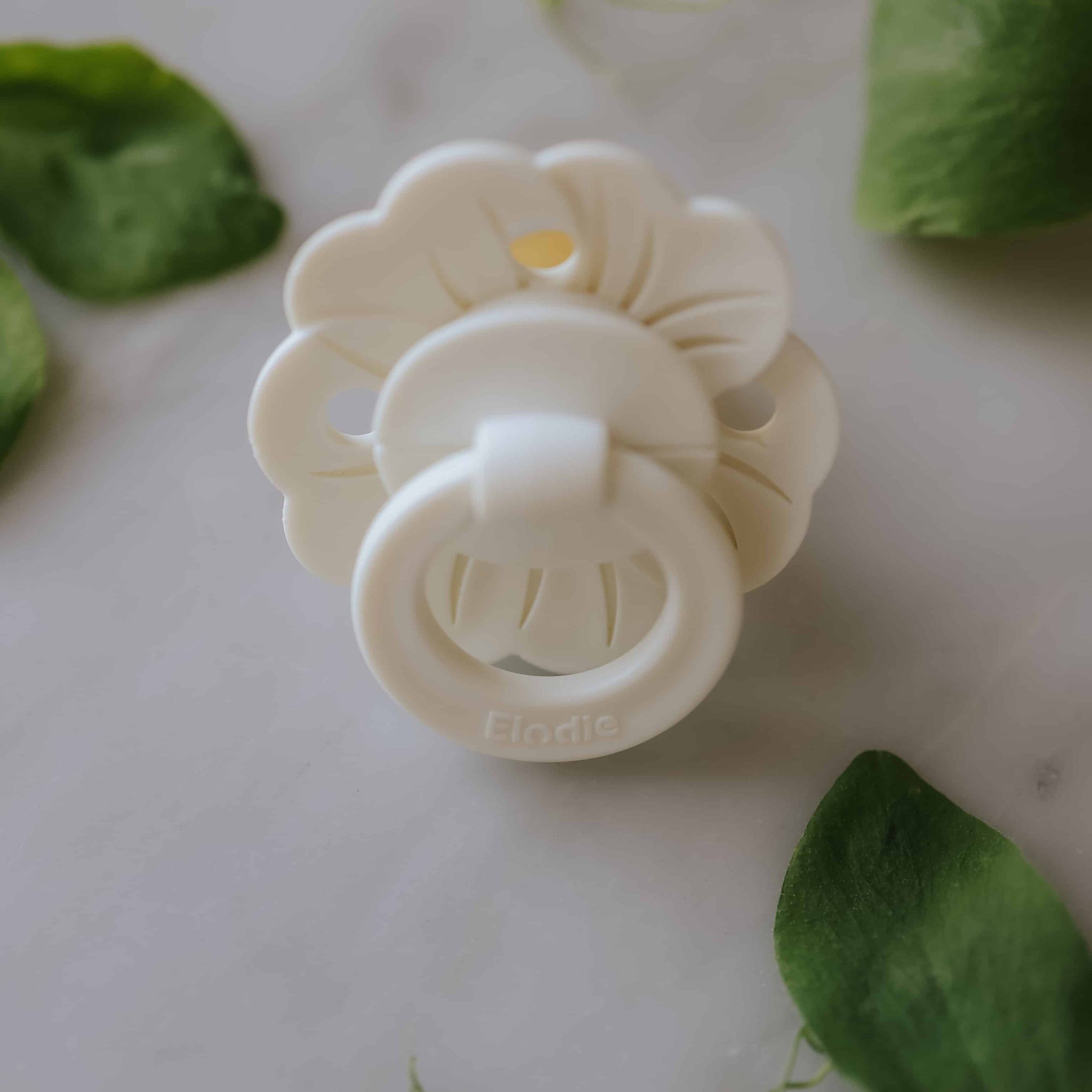 Elodie simetrična cucla/duda Kaučuk Bloom Vanilla White - Image 5