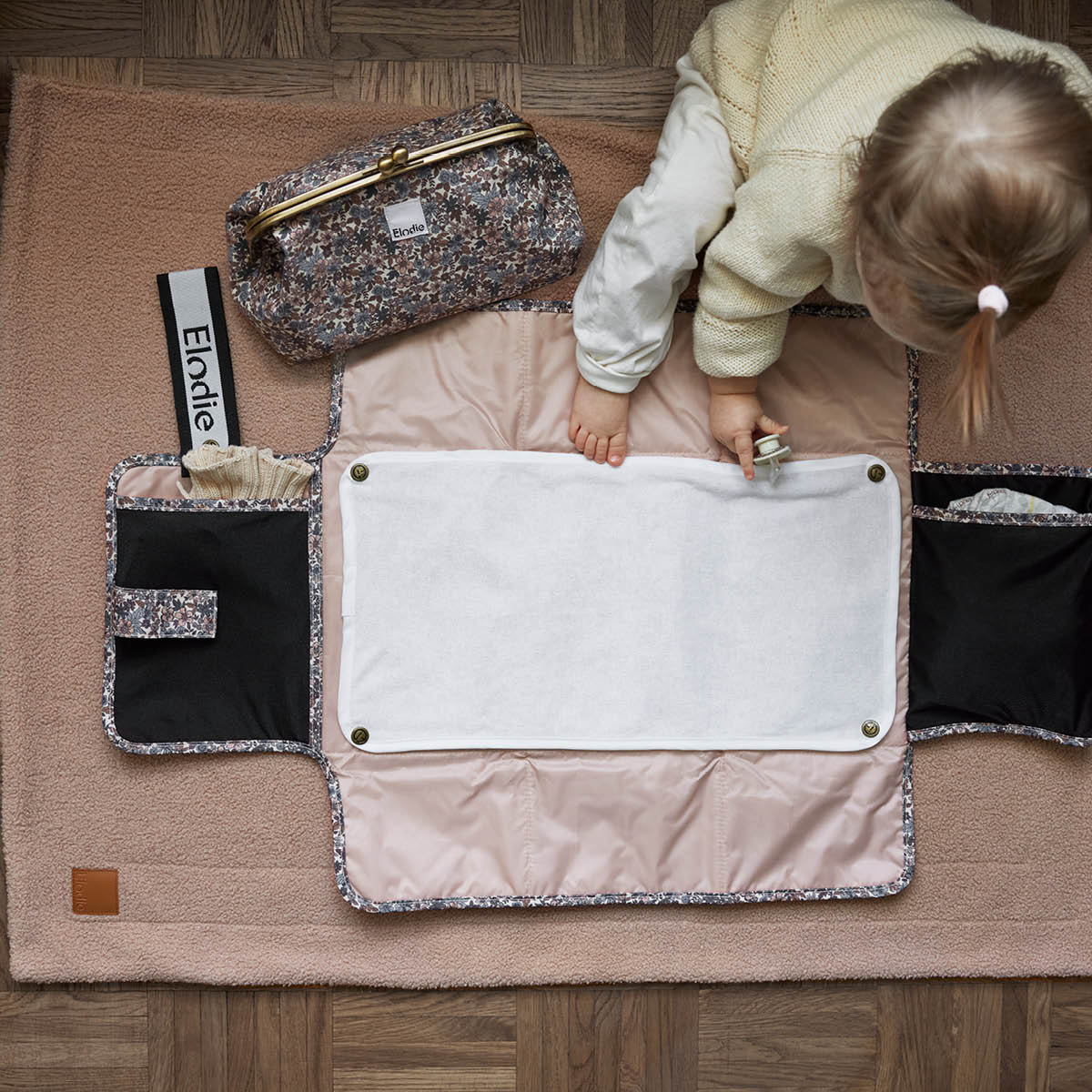 Elodie Details Toaletna torbica Zip&Go Blue garden - Image 3