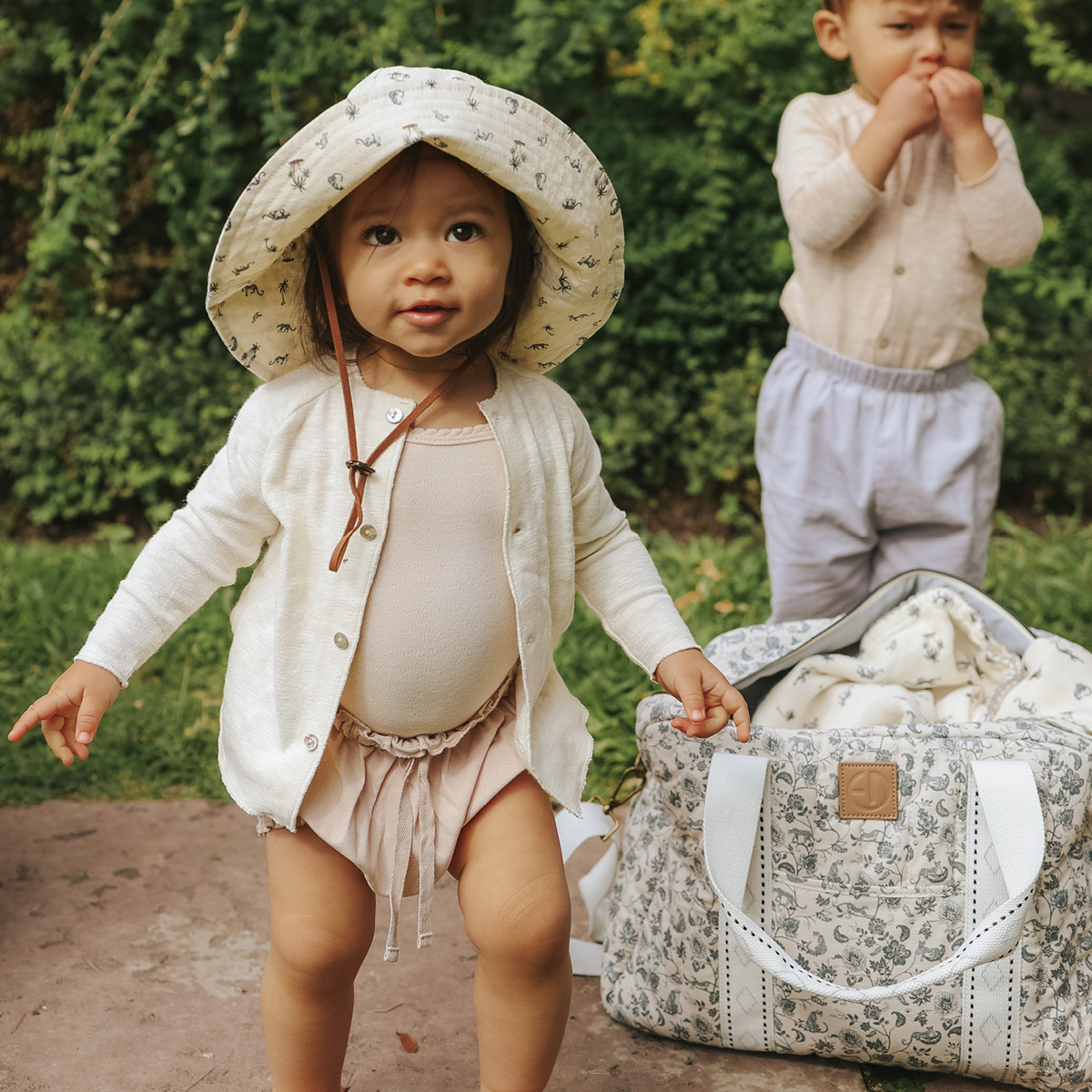 Elodie torba za previjanje Quilted - Garden Leo Toile - Image 12