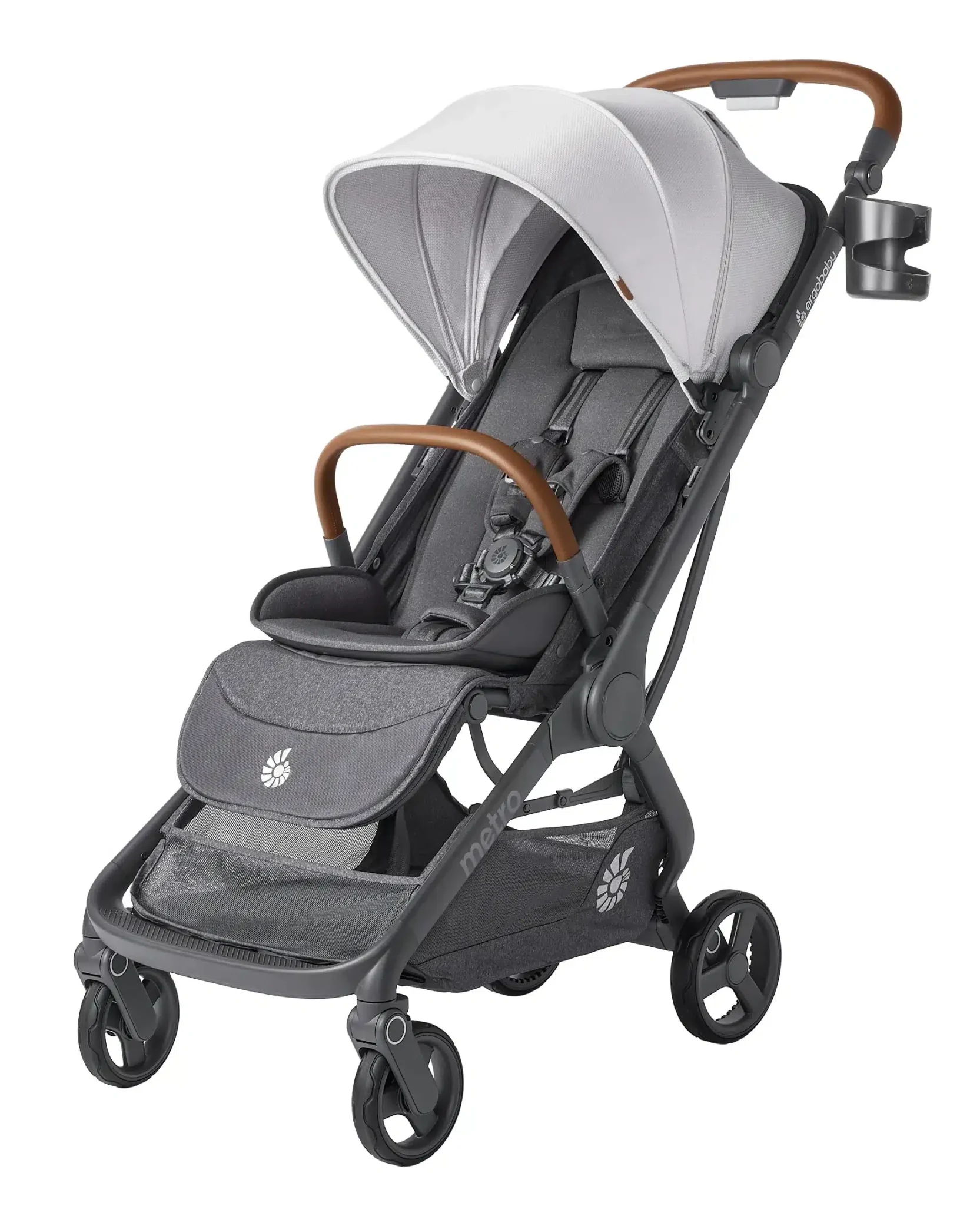 Metro 3 Deluxe kompaktna gradska kolica Pearl Grey - Image 5