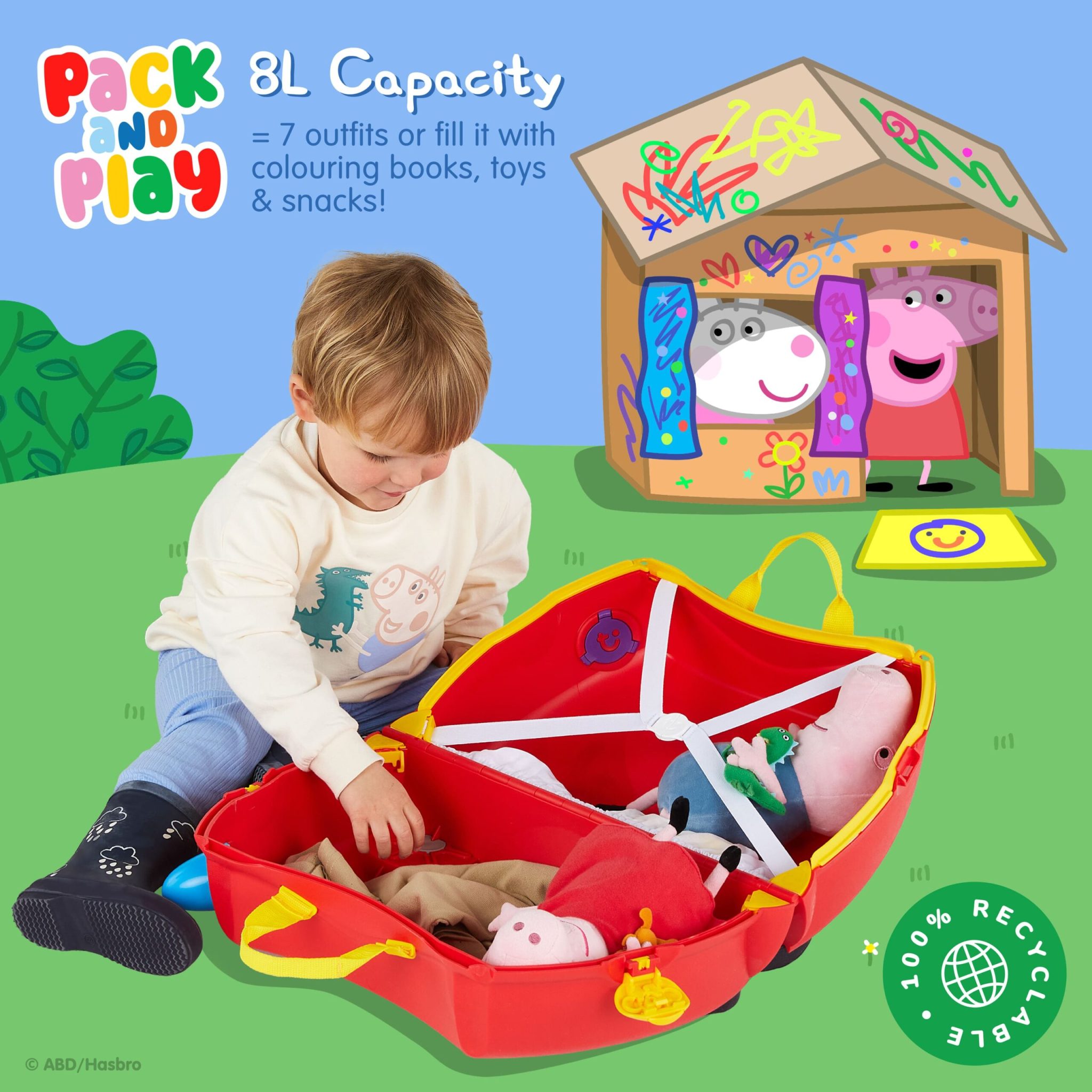 Trunki dječiji kofer 3u1 Peppa Pig Party Bus - Image 4