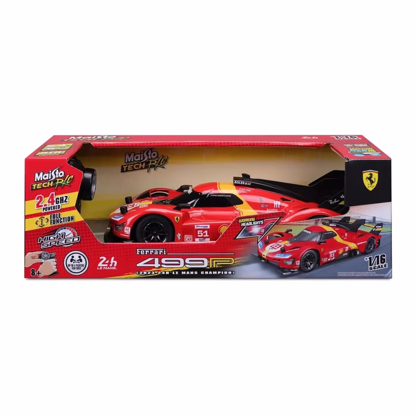 Maisto Ferrari 499P LMH auto na daljinsko upravljanje 1:16 - Image 2