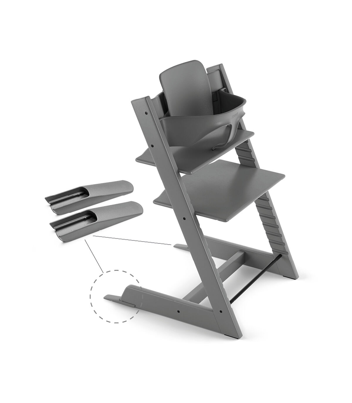 Stokke Tripp Trapp Baby Set² Ogradica za hranilicu² Storm Grey - Image 2