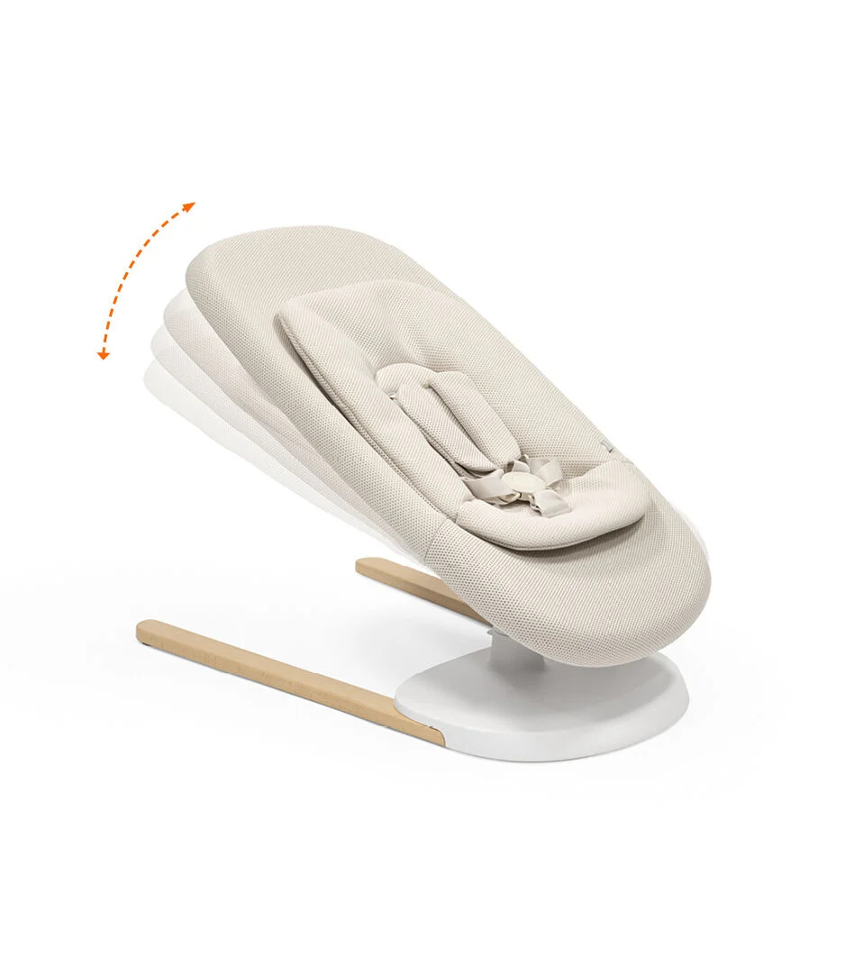 Stokke YOGA Ležaljka i Njihalica za Bebe Light Sand - Image 10