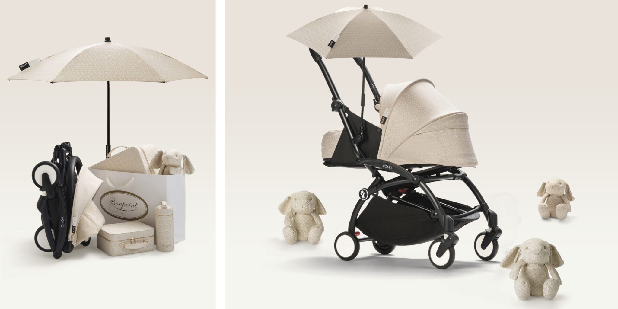 Stokke YOYO³ Suncobran Bonpoint Beige - Image 6