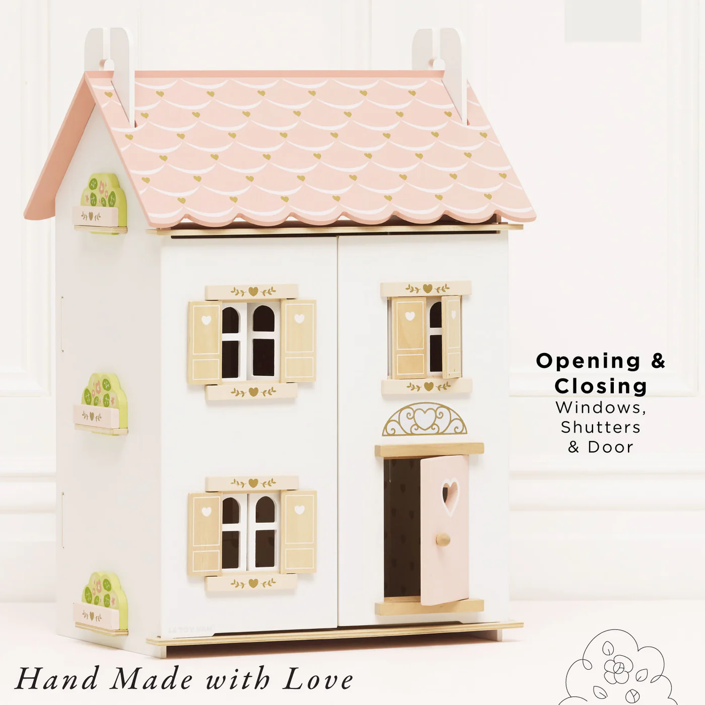 Le Toy Van Kućica za lutke Rose Heart House - Image 2