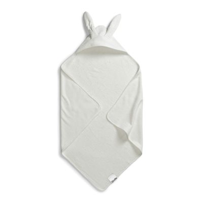 Elodie Peškir s kapuljačom Vanilla White Bunny