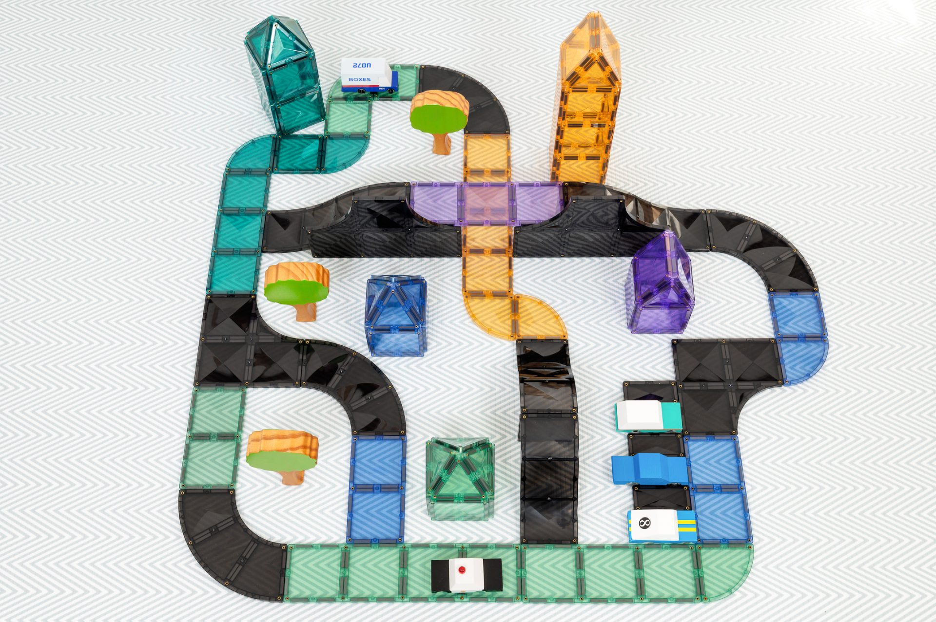 Connetix Tiles Roads- Rampe i raskrsnice (16 kom) - Image 2