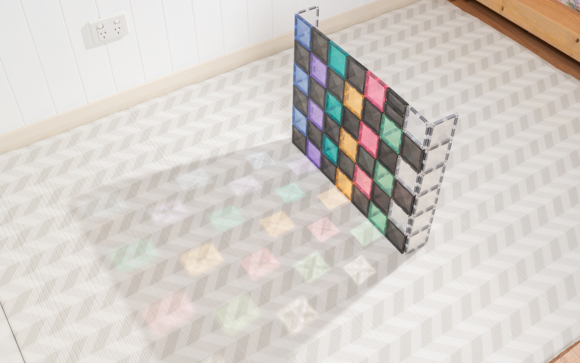 Connetix Tiles Creative Roads set (48 kom) +GRATIS Roads Rampe i raskrsnice (16 kom) - Image 5