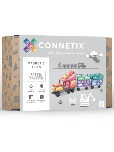 Connetix Tiles - Pastel Transport set (50 kom)