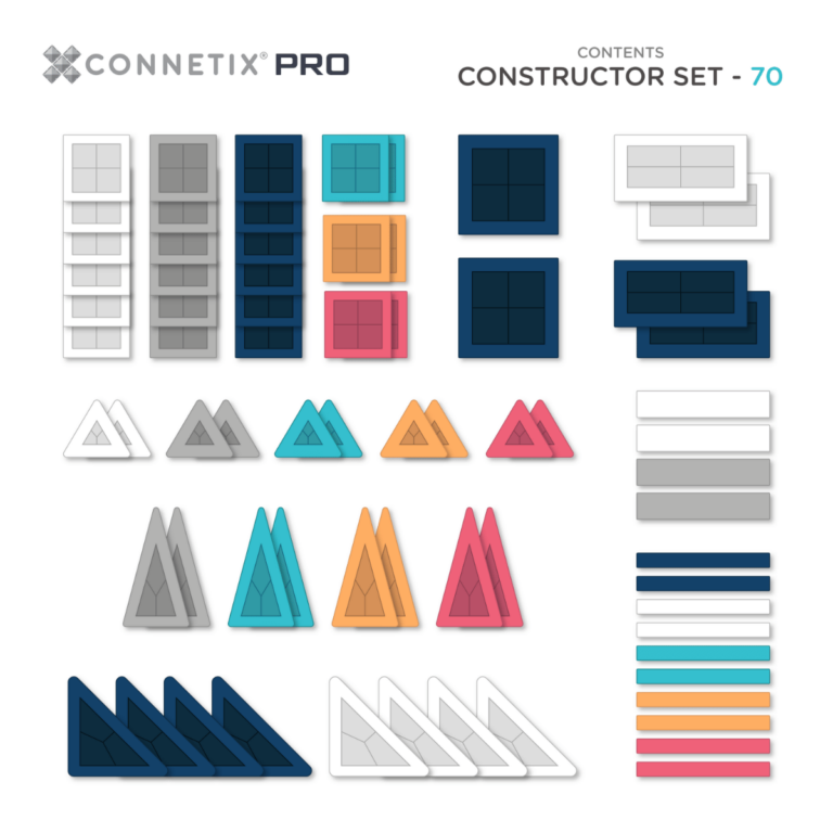 Connetix Tiles PRO Constructor set (70 kom) - Image 10