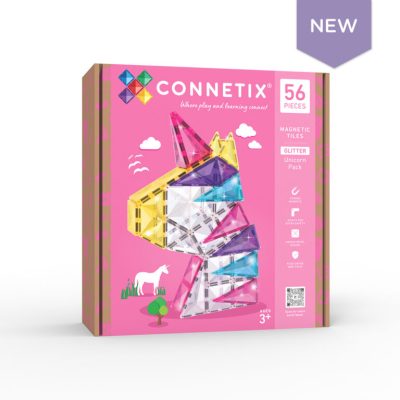 Connetix Tiles Glitter Unicorn set (56 kom)
