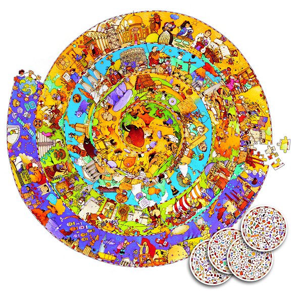 Djeco Edukativne puzzle - Istorija svijeta 350 kom - Image 2