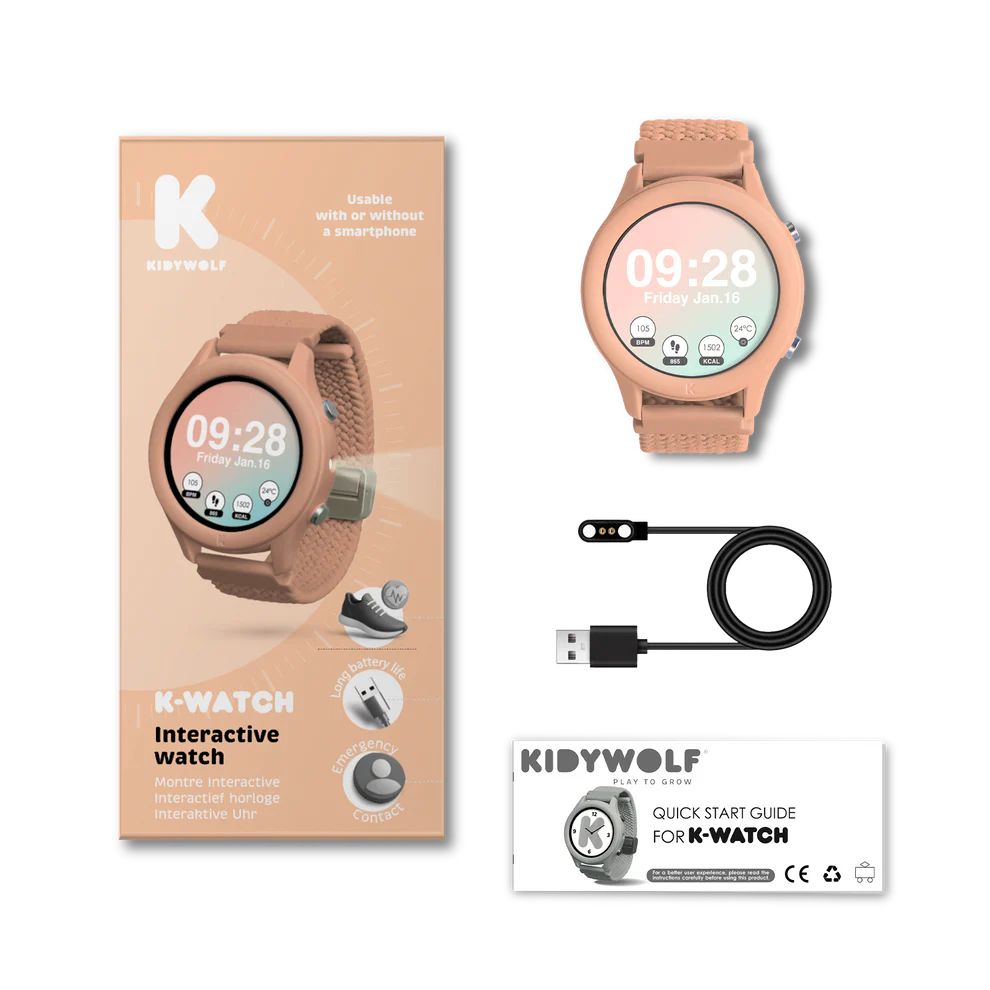 Kidywolf K-WATCH Multifunkcionalni dječiji pametni sat Coral - Image 11