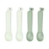 Done by Deer Set od 4 silikonske kašikice Kidish – Lalee Green