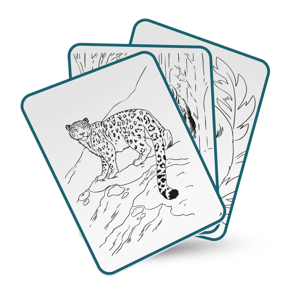 Kidywolf KIDYDRAW PAD Svjetleća tabla za crtanje s 30 ilustracija Animals - Image 3