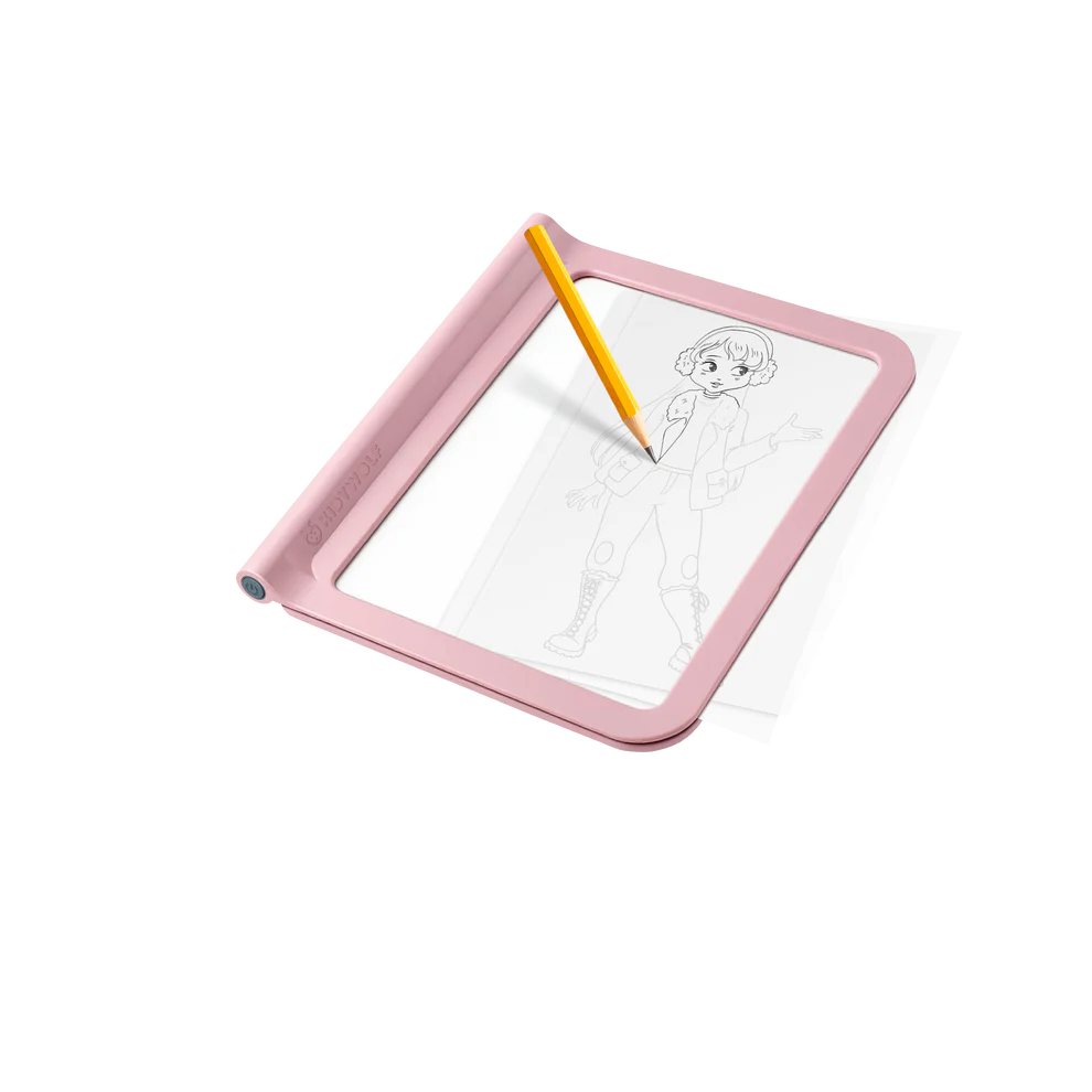Kidywolf KIDYDRAW PRO Svjetleća tabla za crtanje i pisanje Pink