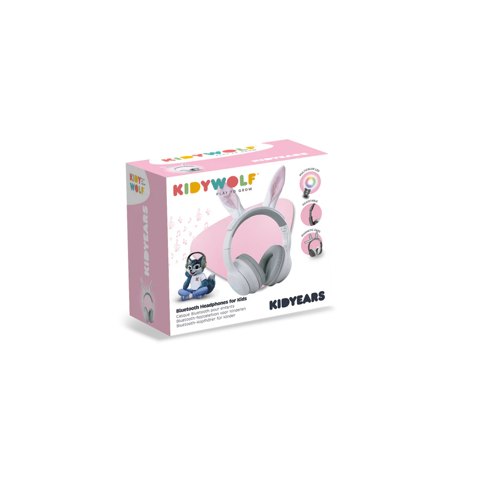 Kidywolf KIDYEARS Dječije Bluetooth slušalice s motivom 85 dB Rabbit - Image 6