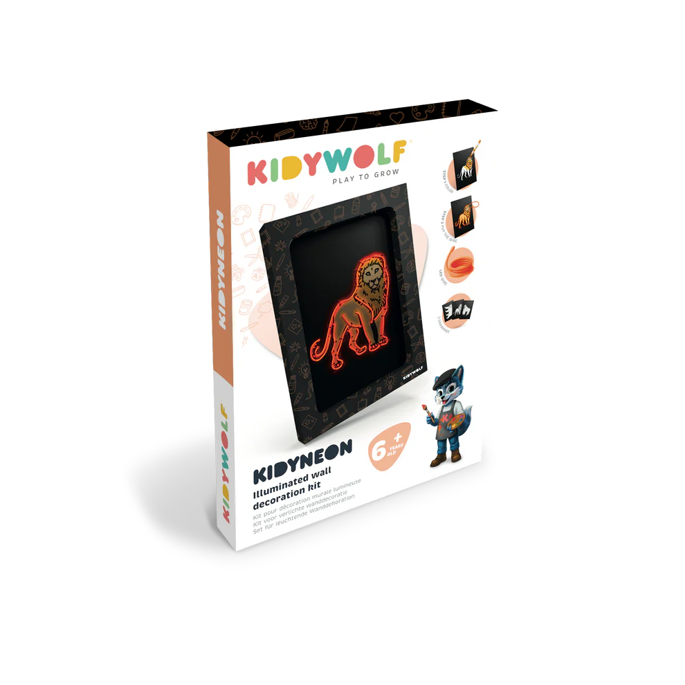 Kidywolf KIDYNEON Kreativni set za svjetleću zidnu dekoraciju Animals - Image 8