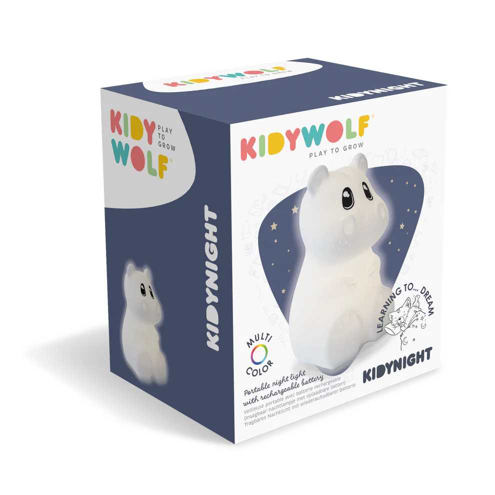 Kidywolf KIDYNIGHT Umirujuća noćna lampa za uspavljivanje Hippopotamus - Image 6