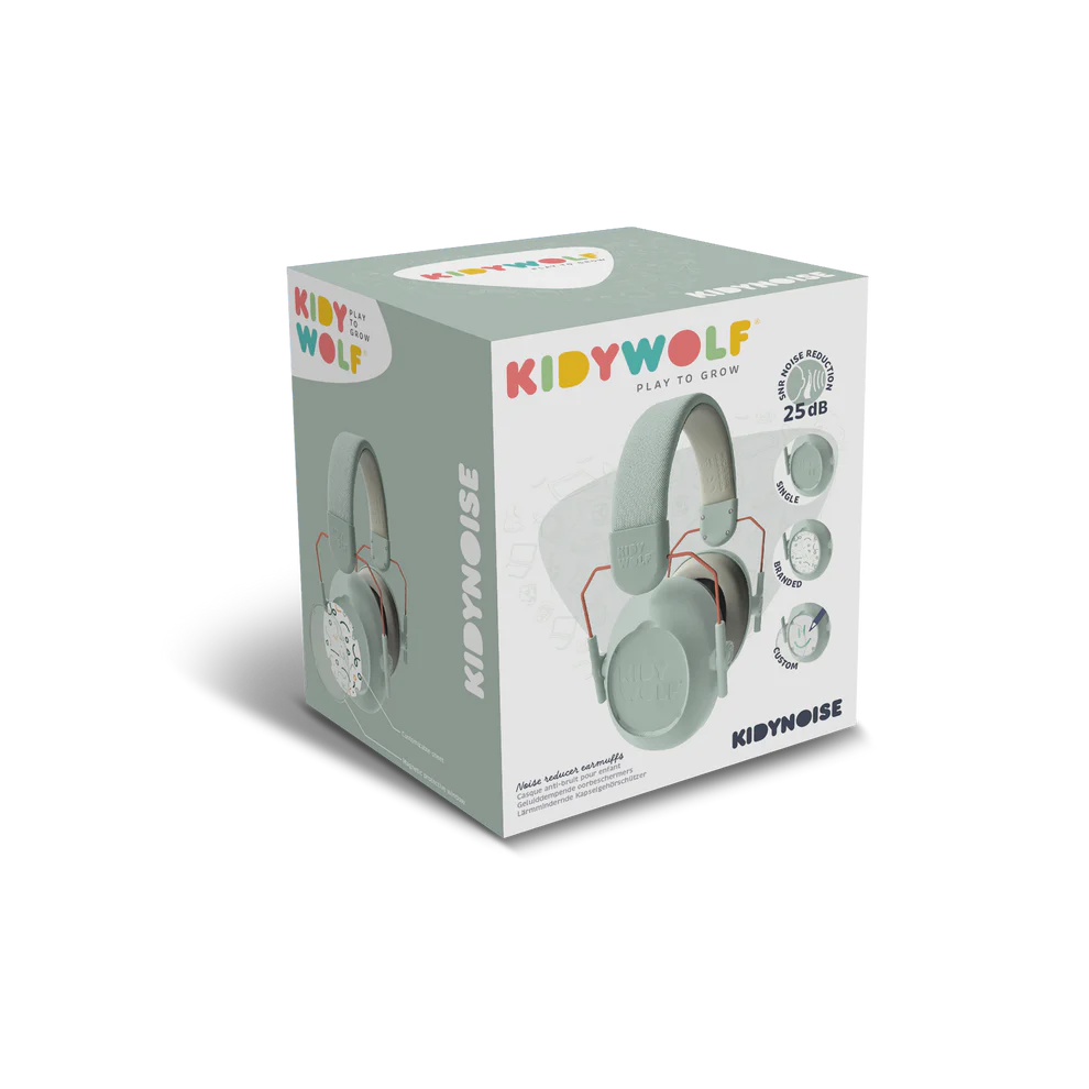 Kidywolf KIDYNOISE Dječije slušalice protiv buke (25 dB) - Green - Image 6