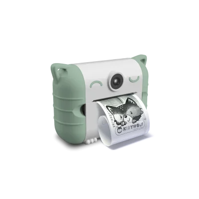 Kidywolf KIDYPRINT Dječiji instant fotoaparat s termo printerom (8MP) Green