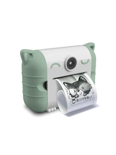 Kidywolf KIDYPRINT Dječiji instant fotoaparat s termo printerom (8MP) Green