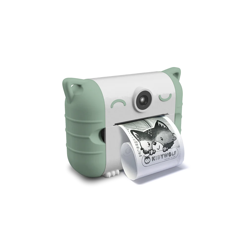 Kidywolf KIDYPRINT Dječiji instant fotoaparat s termo printerom (8MP) Green