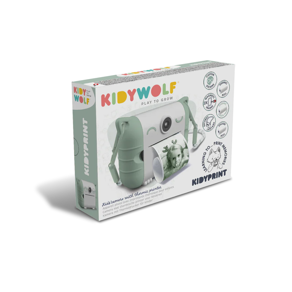 Kidywolf KIDYPRINT Dječiji instant fotoaparat s termo printerom (8MP) Green - Image 3