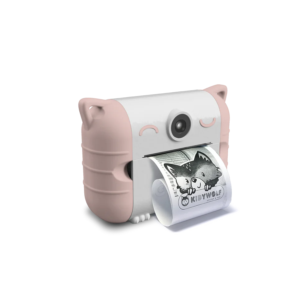 Kidywolf KIDYPRINT Dječiji instant fotoaparat s termo printerom (8MP) - Pink