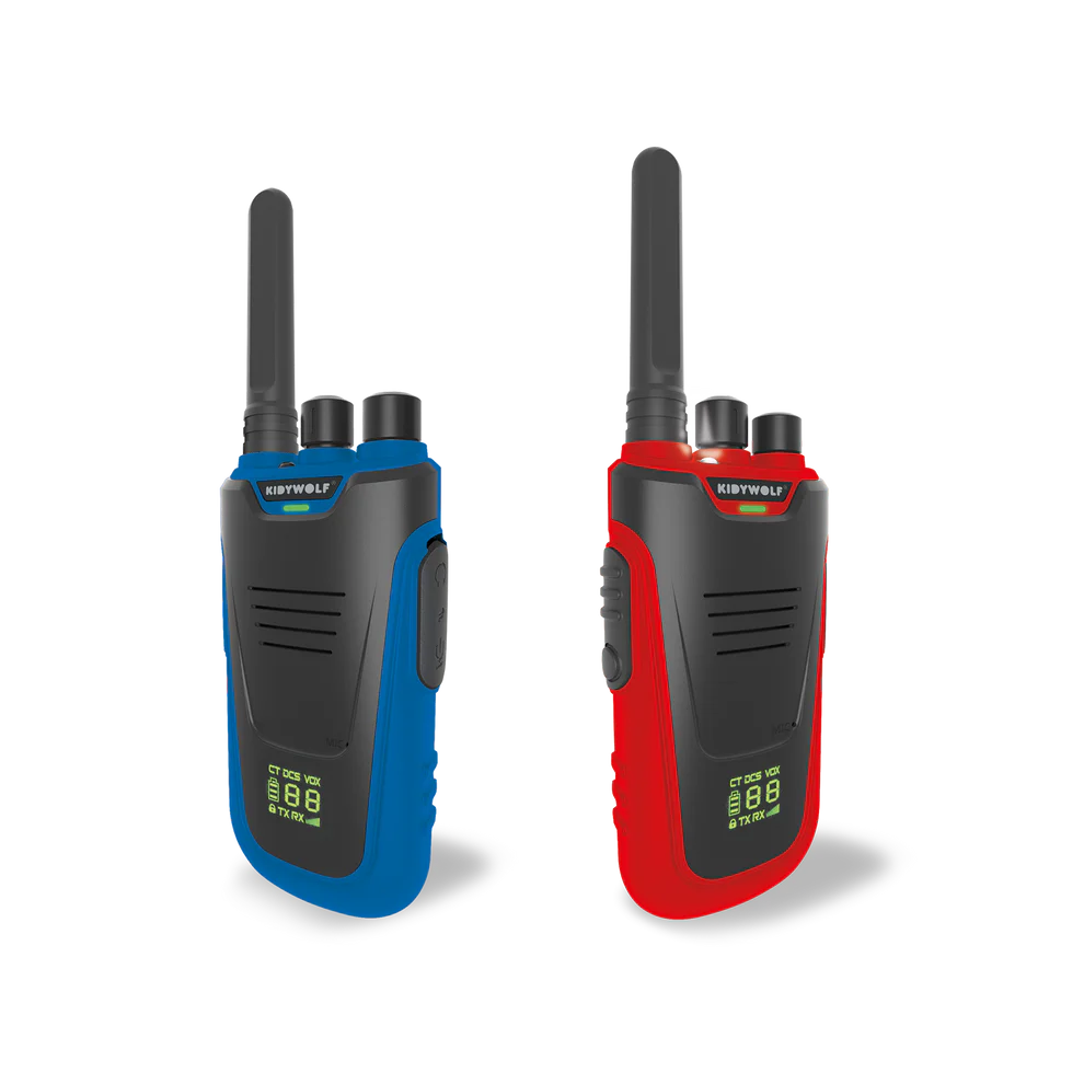 Kidywolf KIDYTALK Walkie-talkie za djecu (6 km domet) Blue Red