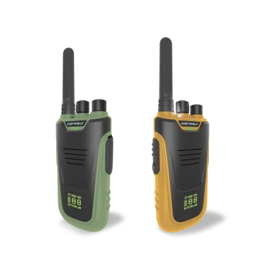 Kidywolf KIDYTALK Walkie-talkie za djecu (6 km domet) Green Orange